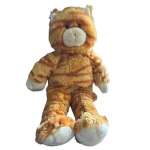 Vintage Build A Bear Orange Tabby Cat Plush 18” Stuffed Animal BABW 1997